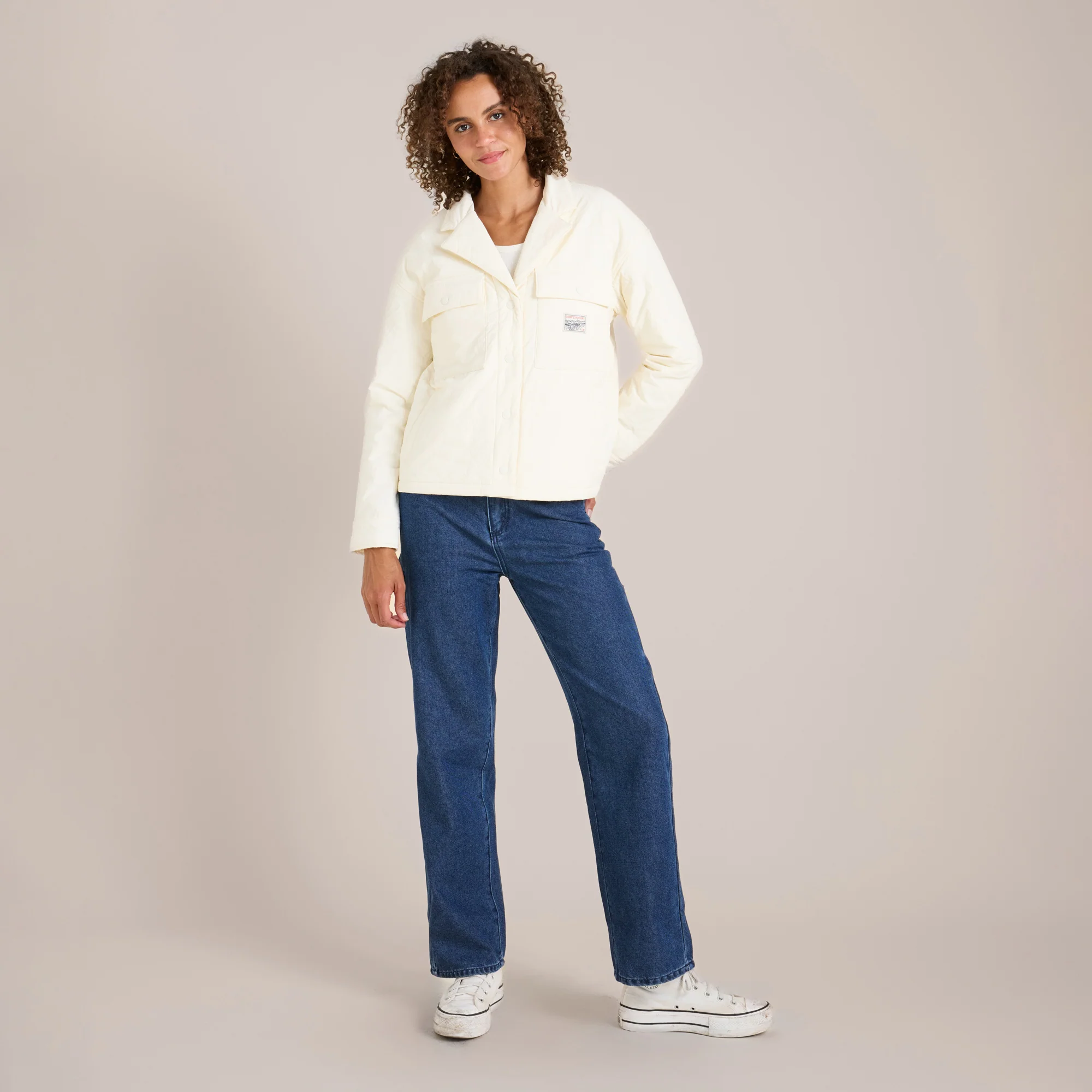 Passport Plush Jacket - White Wolf - Image 5